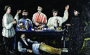 Niko Pirosmanashvili Molokani Carousing oil on canvas